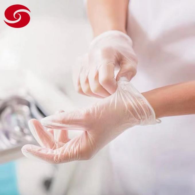 Disposable Clear Safety Medical PVC Vinyl Examination Gloves