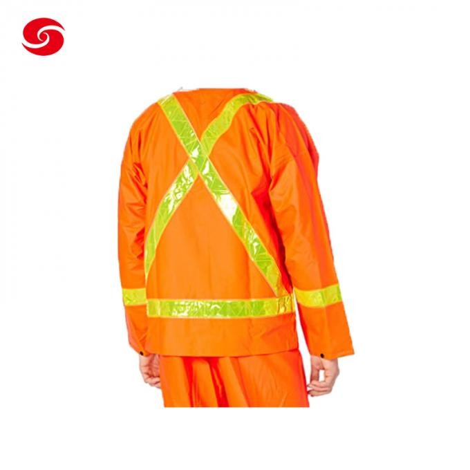 Men′ S Enhanced Visibility Twill Action Back Coverall with Chest Pockets Long Sleeve Workwear Suit