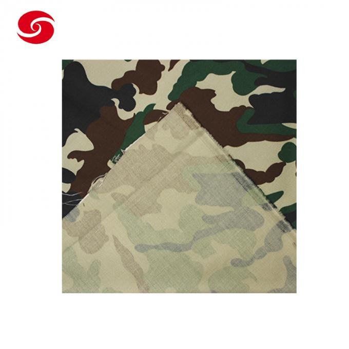 High Quality Military Camouflage Cotton Plain Weave Fabric for Nepal