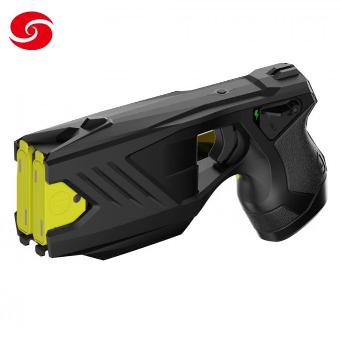 Police Patrol Double Shots Smart Electronic Shock Control Stun Gun