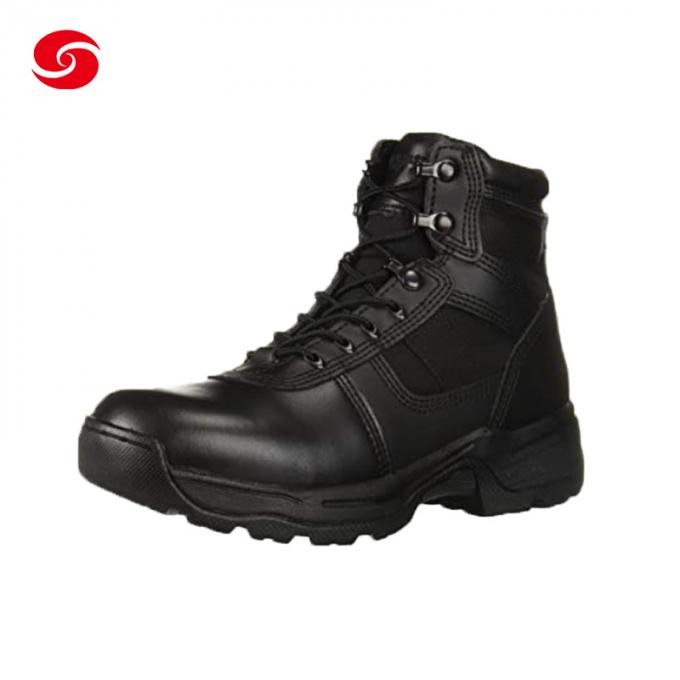 Wholesale Custom Ankle Boot Waterproof Leather Tactical Military Combat Army Boots for Men
