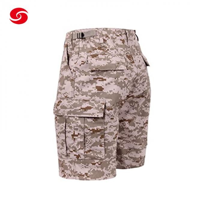 Military Army Daily Tactical Use Camouflage Short Pants with Pocket