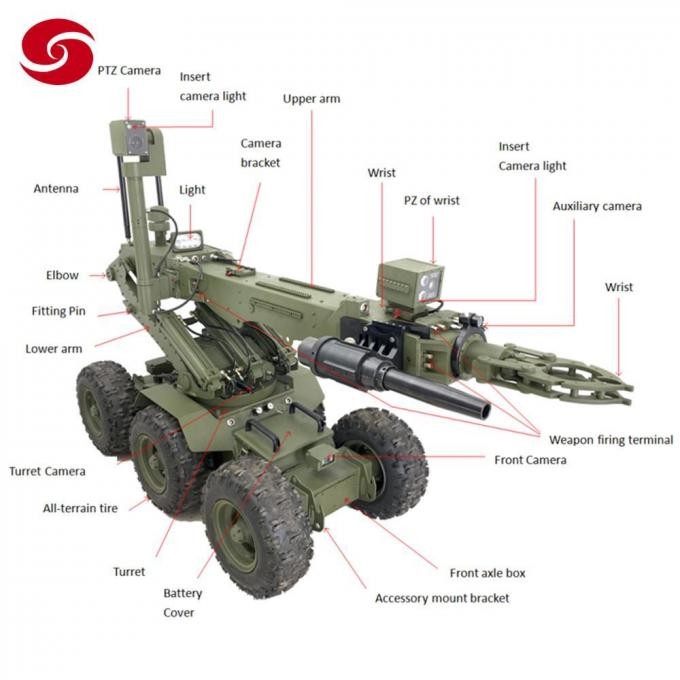 Police Security Explosive Ordnance Disposal Large Eod Robot
