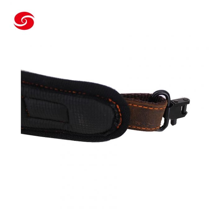 Tactical Two Point Adjustable Leather Rifle Gun Sling Army Shotgun Carrier