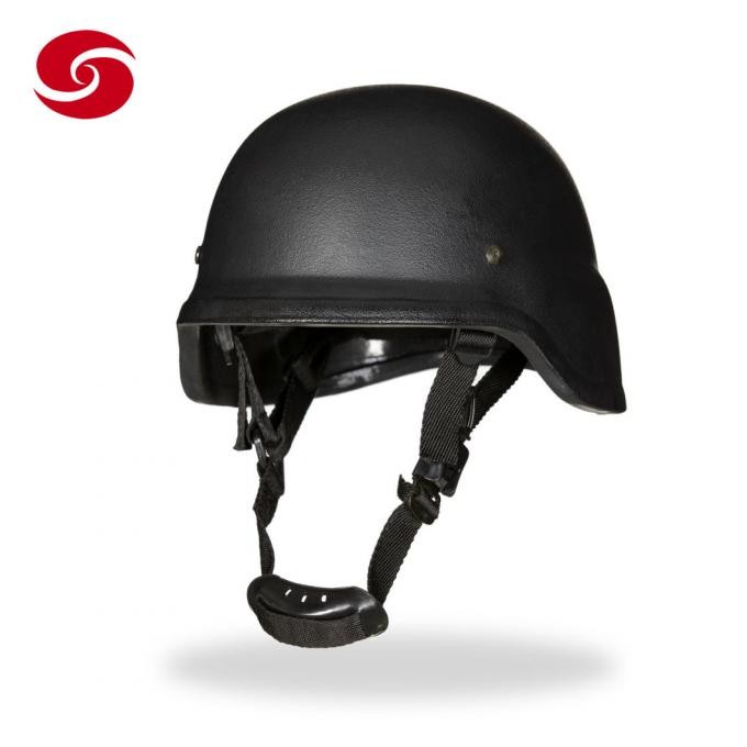Aramid PE Self Protective Equipment Military Pagst Black Bulletproof Helmet