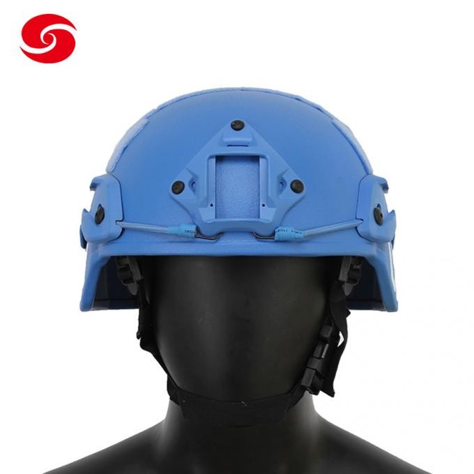 Blue PE Aramid Nij 3A Army Tactical Mich Bullet Proof Aramid Helmet/Police Helmet