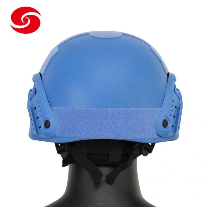 Blue PE Aramid Nij 3A Army Tactical Mich Bullet Proof Aramid Helmet/Police Helmet