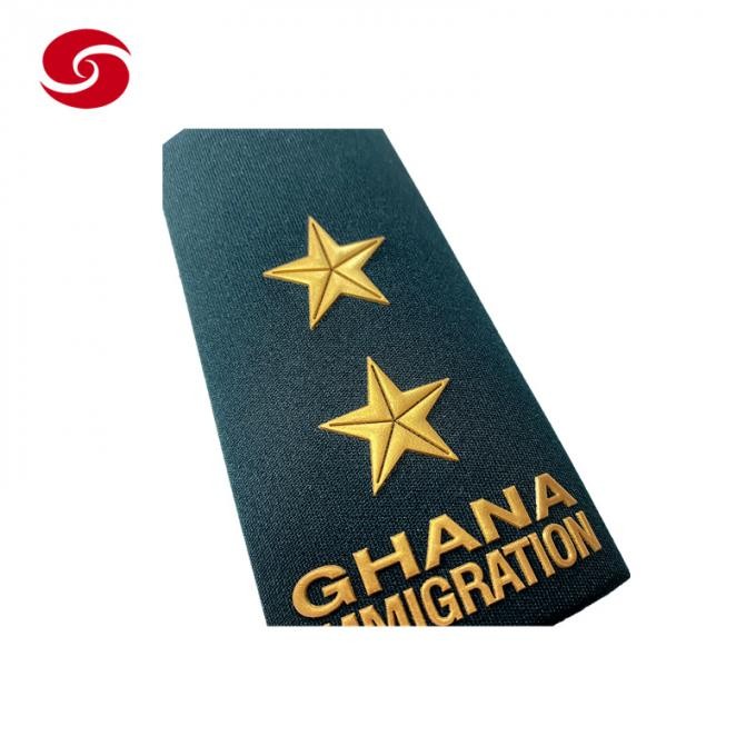 Ghana Immigration Military Navy Police Uniform Shoulder Epaulet Badge