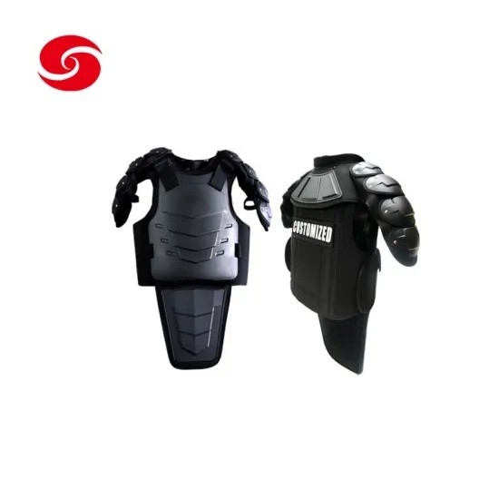 Black Customized Military Police Army Armor Riot Gear Full Body Armor Anti Riot Suit