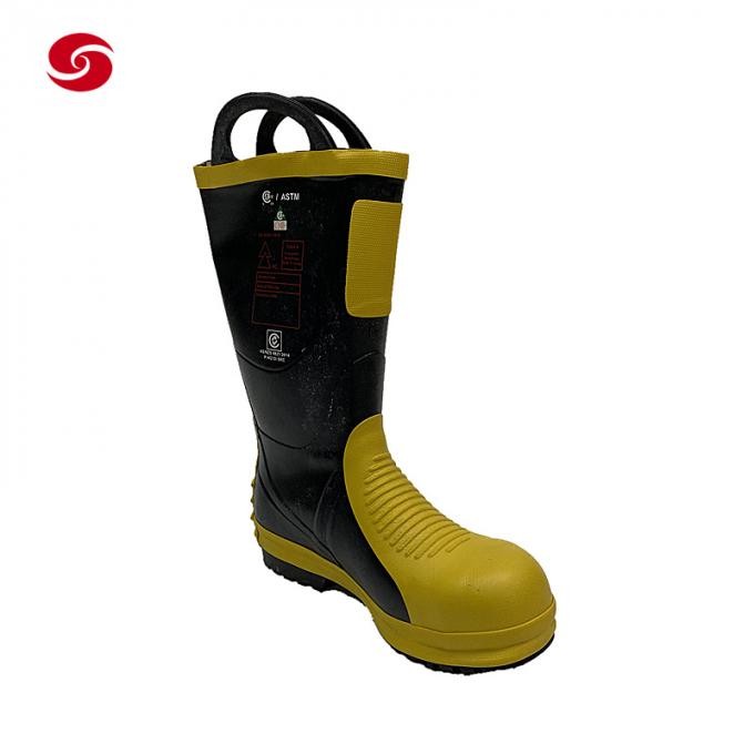 Emergency Fire Proof Firefighter Safety Shoes Boots for Fireman