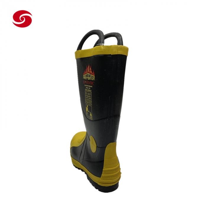 Emergency Fire Proof Firefighter Safety Shoes Boots for Fireman
