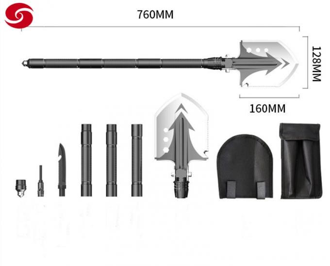 Outdoor Multi-Function Military Portable Foldable Camping Shovel Spade Set