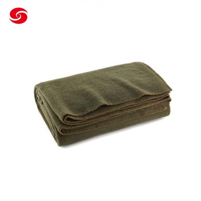 80%Wool Custom Warm Wool Retardent Blanket Us Military Wool Blanket