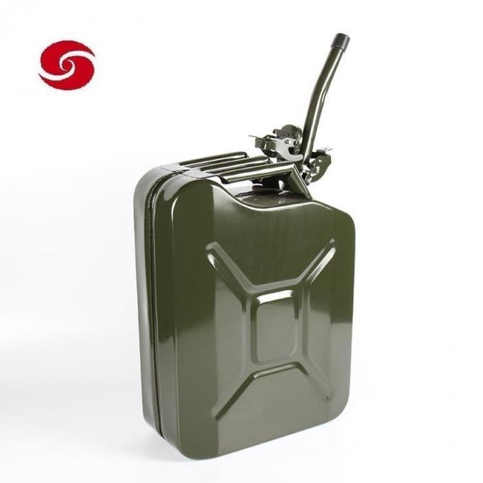 Steel Military Gasoline Fuel Tank Petrol Jerrycan 20 Liter 5 Gallon Gal Oil Jerry Can
