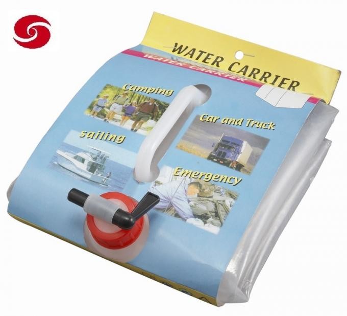 5L/10L/20 L LDPE/PE Transparent Food Level Camping Folding Plastic Relief Water Jerry Can