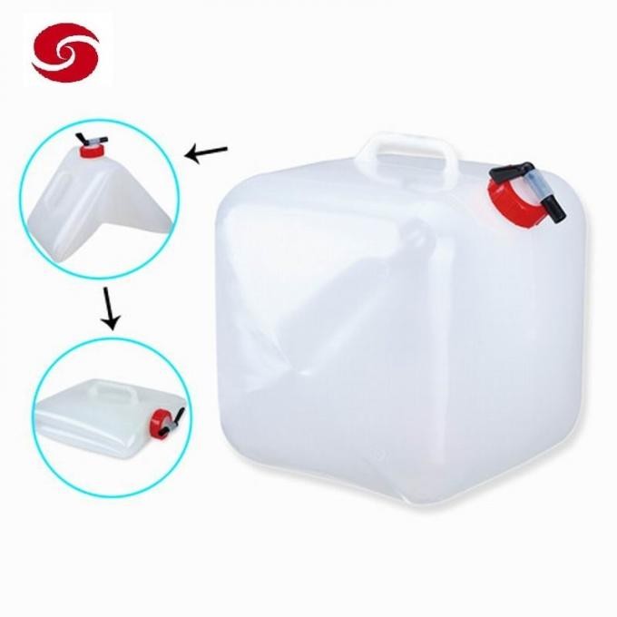   5L/10L/20 L LDPE Food Level Camping Folding Plastic Relief Military Water Jerry Can for Army