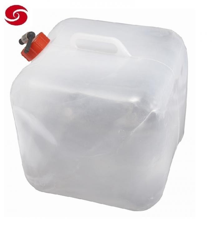   5L/10L/20 L LDPE Food Level Camping Folding Plastic Relief Military Water Jerry Can for Army