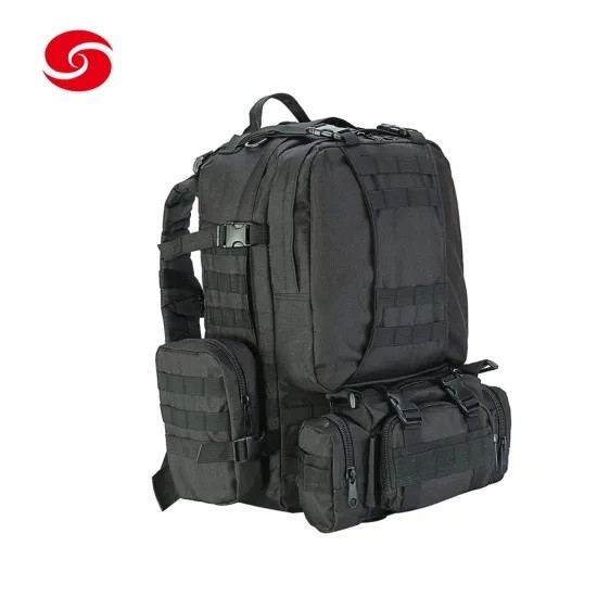Large Size Army Standard Black Multifunctional Military Army Tactical Molle Detachable Backpack