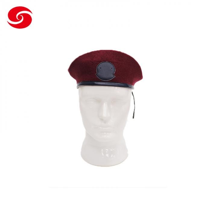 100% Wool Customized Army Cap Military Beret Cap