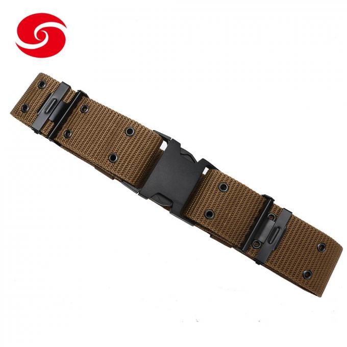 Khaki Army Cotton Belt Military Combat Nylon Webbing Belt