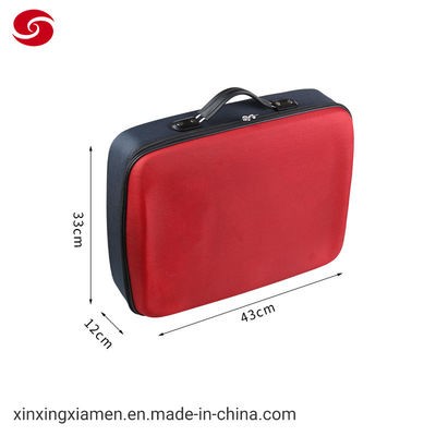 Red Customized Logo Emergency Kit Storage Tool Bag Case For Fire Fighters