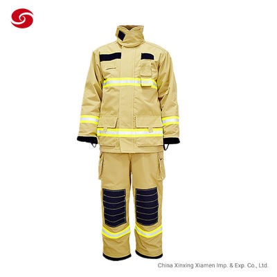 Thailand Fire Fighting Suit/Firefighter Protective Clothing/En Standard Firefighter Fire Resistant Suit Flame and Heat Resistant Fireman Suit