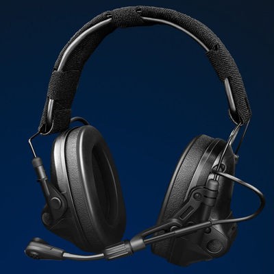 NRR23 Bluetooth Tactical Headset With Military Standard Communication Line